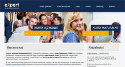 Desktop Screenshot of expert-kursy.pl