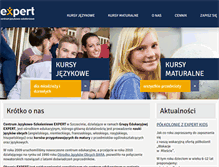 Tablet Screenshot of expert-kursy.pl